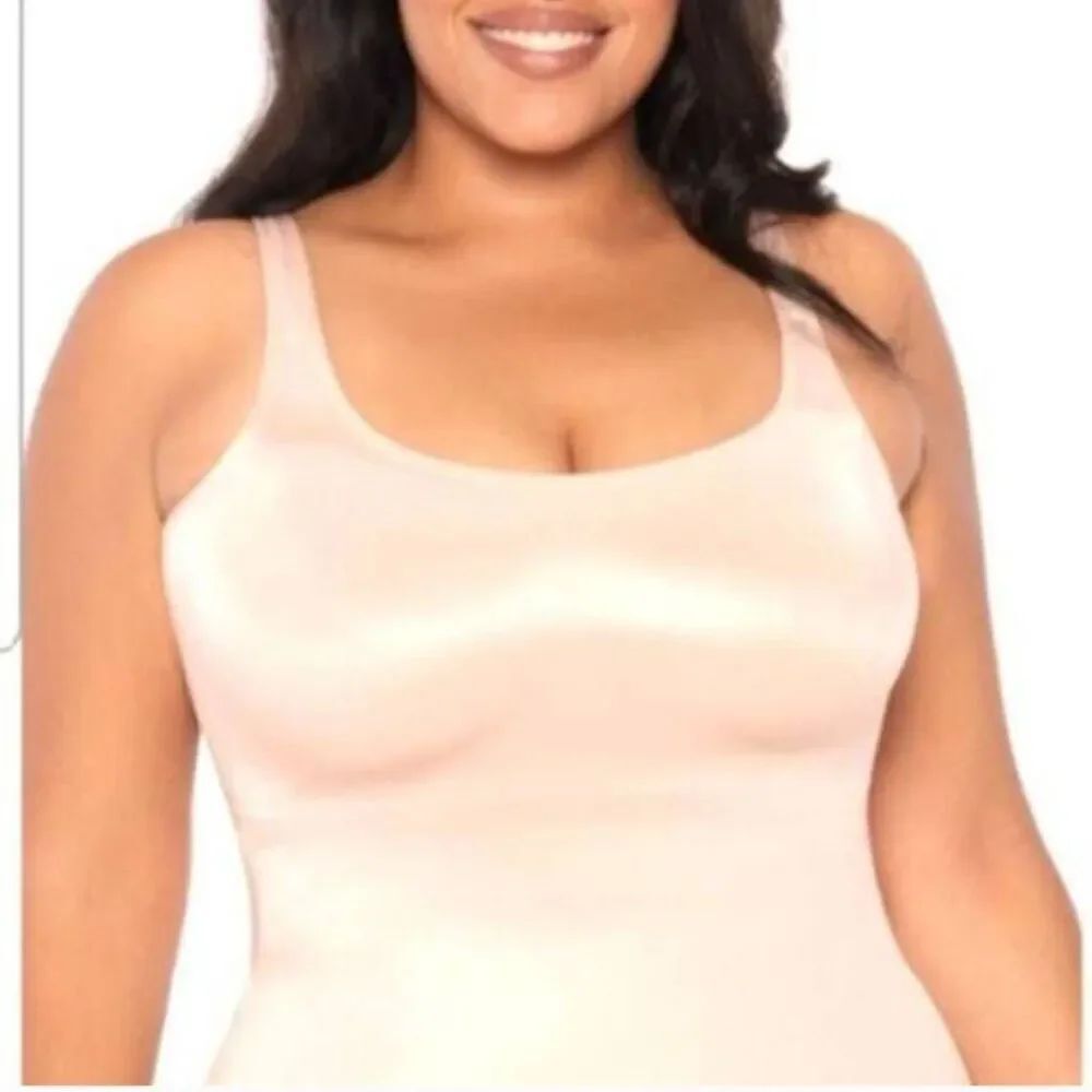 Ruby Ribbon original cami shapewear camisole tank beige tan size 46
